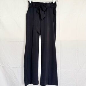 Athleta Destination Wide Leg Pant Belted Black Size 0